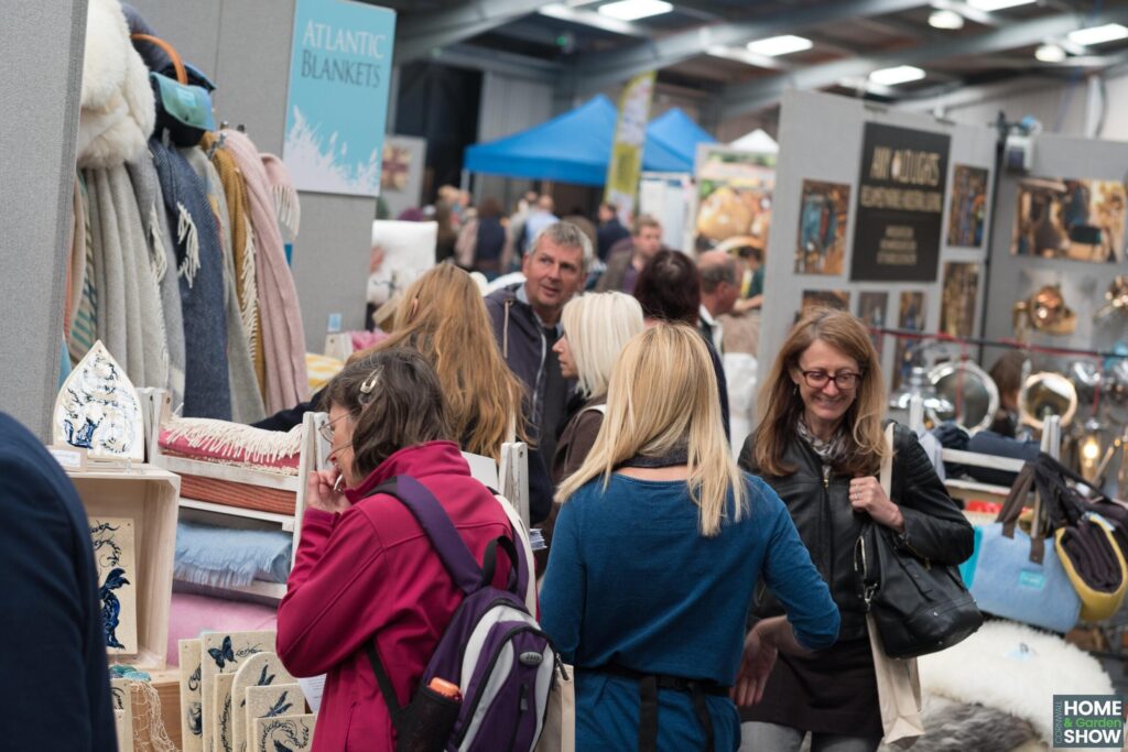 a busy cornwall home and garden show